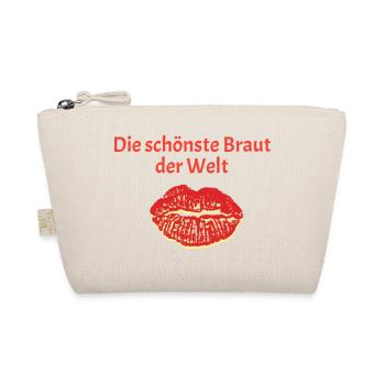 schönste Braut - Bio-Täschchen - Natur - Vorne