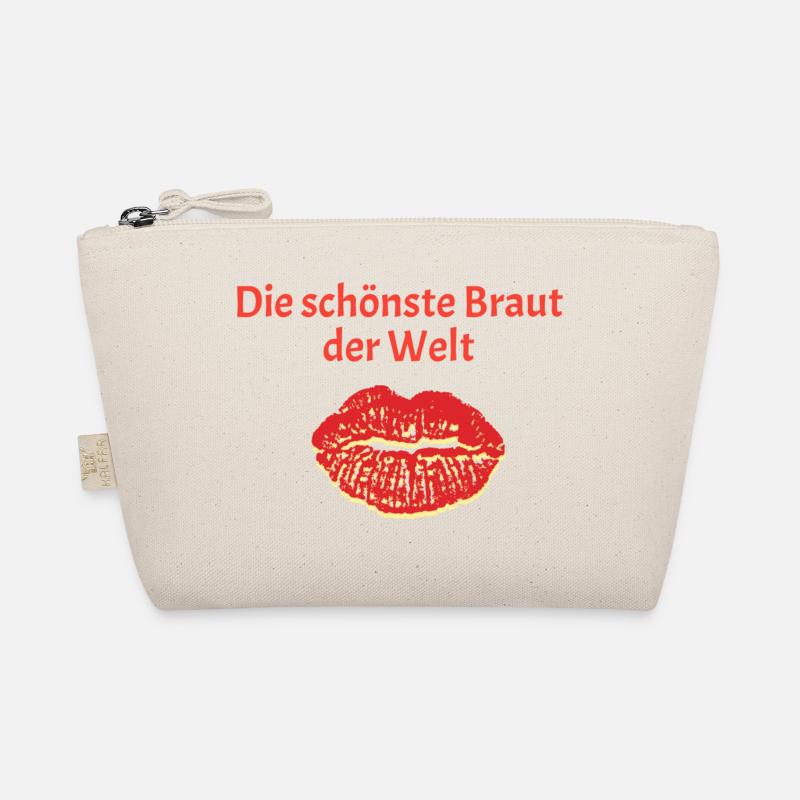 schönste Braut - Bio-Täschchen - Natur