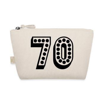 70. 70 ANS. 70e ANNIVERSAIRE. ANNIVERSAIRE 70 ANS. - Trousse biologique - nature - Devant