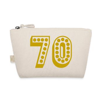 70. 70 ANS. 70e ANNIVERSAIRE. ANNIVERSAIRE 70 ANS. - Trousse biologique - nature - Devant