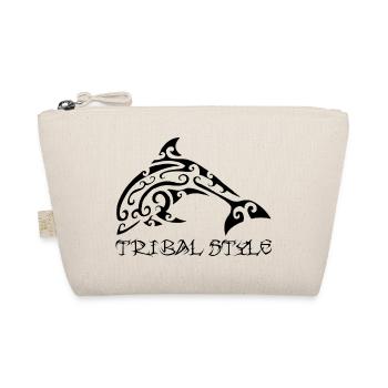 Polynesian black dolphin - Organic Pouch - nature - Front