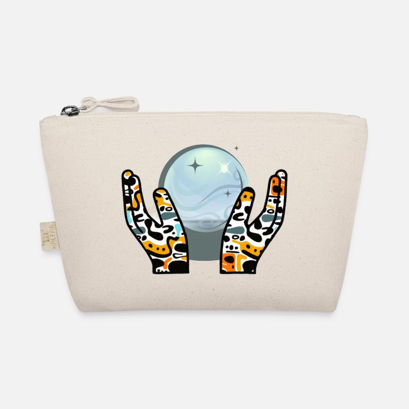 magic hands with glass ball Organic Pouch