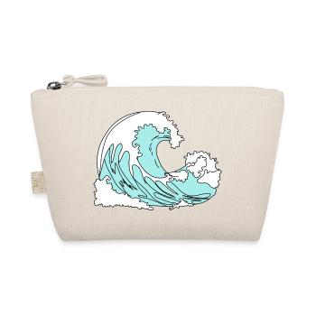 Wave Retro Comic Style - Organic Pouch - nature - Front