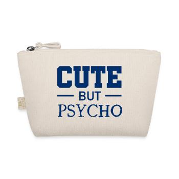 Mignon mais psychopathe - Doux mais fou - Fou - Trousse biologique - nature - Devant