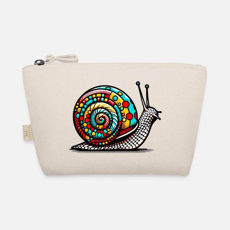 Snail - Organic Pouch - nature