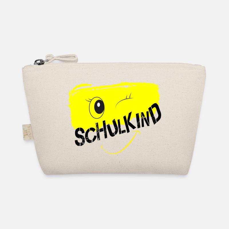 Bääm Schulkind 2025 Relaxed Fit Unisex Organic - Bio-Täschchen - Natur
