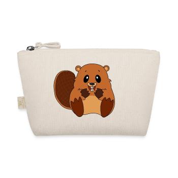 Beaver - Organic Pouch - nature - Front