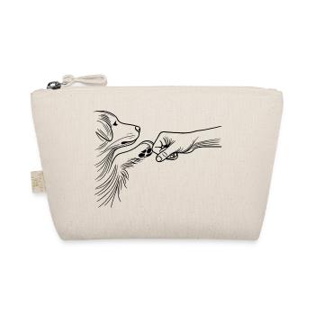 Chien et lien humain Fist Bump Meilleur ami - Trousse biologique - nature - Devant