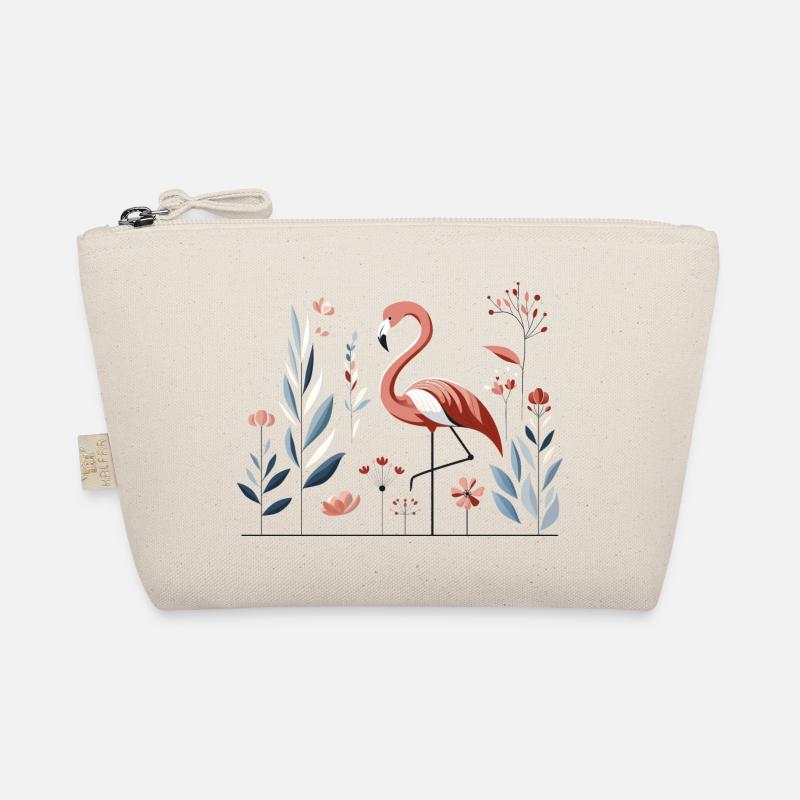 Flamant rose floral Trousse biologique