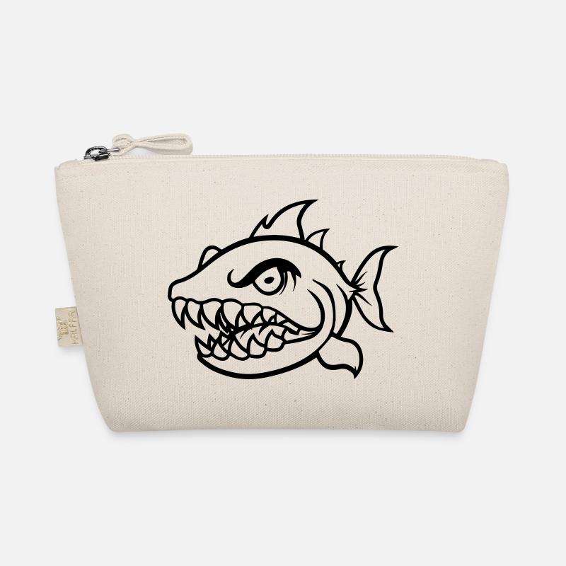 Piranha Comic Organic Pouch