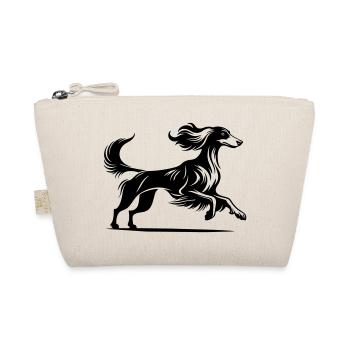 Saluki - Bio-Täschchen - Natur - Vorne