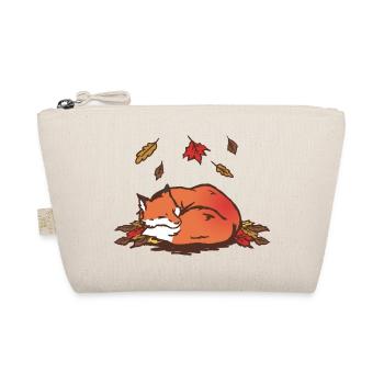 Tranquil Autumn Fox Illustration - Organic Pouch - nature - Front