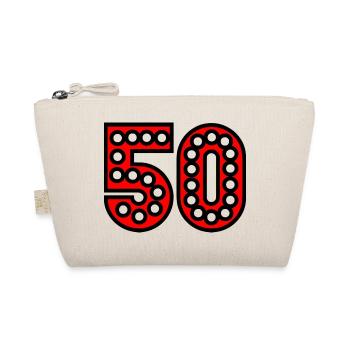 50. 50 ANS. 50e ANNIVERSAIRE. ANNIVERSAIRE 50 ANS. - Trousse biologique - nature - Devant