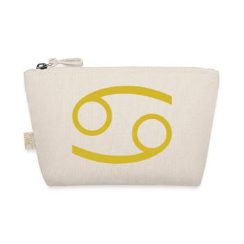 Signe du zodiaque Cancer, design exclusif de t-shirt - Trousse biologique - nature - Devant