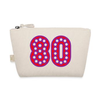 80. 80 JAHRE. 80-JÄHRIGES JUBILÄUM. 80-JÄHRIGES JUBILÄUM. - Bio-Täschchen - Natur - Vorne