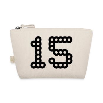 15. 15 YEARS. 15th ANNIVERSARY. 15 YEAR ANNIVERSARY. - Organic Pouch - nature - Front