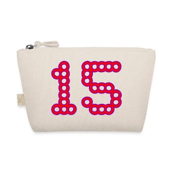 15. 15 YEARS. 15th ANNIVERSARY. 15 YEAR ANNIVERSARY. - Organic Pouch - nature - Front