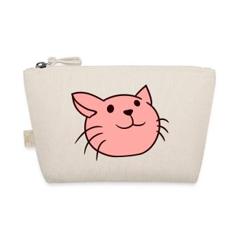 chat mignon a l’air heureux souriant chaton amusant - Trousse biologique - nature - Devant
