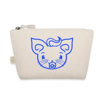 Baby Cat Cute Pacifier Kitten Child Face - Organic Pouch - nature - Front