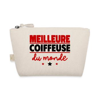 Meilleure coiffeuse du monde, cadeau de noël - Trousse biologique - nature - Devant