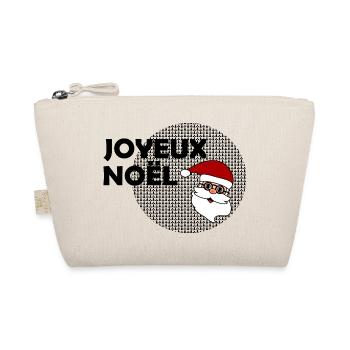 CHRISTMAS. MERRY CHRISTMAS. MERRY CHRISTMAS - Organic Pouch - nature - Front