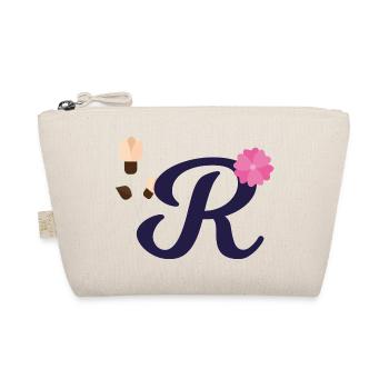 Elégante lettre 'R' avec des fleurs - Trousse biologique - nature - Devant