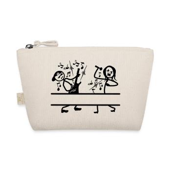Bannière de nom du guitariste et chanteur - Trousse biologique - nature - Devant