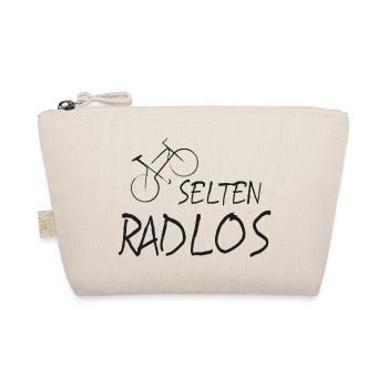 Selten Radlos Radfahren Sprüche lustig Geschenk - Bio-Täschchen - Natur - Vorne