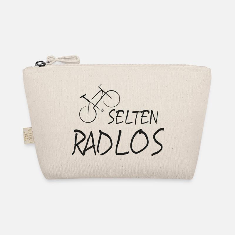 Selten Radlos Radfahren Sprüche lustig Geschenk - Bio-Täschchen - Natur