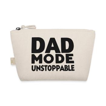 Dad Mode Unstoppable - Organic Pouch - nature - Front