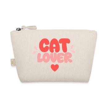 Cat Lover - Bio-Täschchen - Natur - Vorne