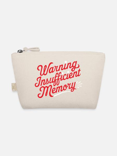 Warning Insufficient Memory 6 - Bio-Täschchen - Natur