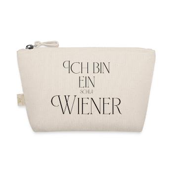 Ich bin ein (Schla) Wiener - Bio-Täschchen - Natur - Vorne