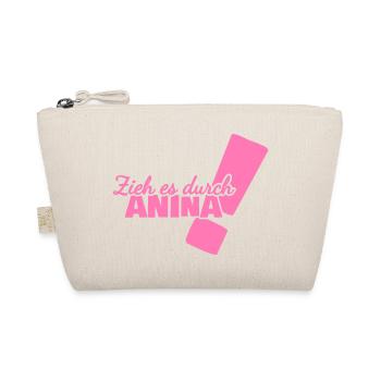 First name Anina - Organic Pouch - nature - Front