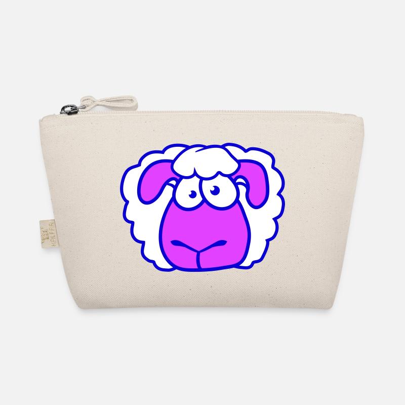 Silly Sheep Face Head Funny Scary Cool Organic Pouch