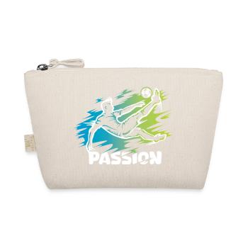 Passion – Football design for real footballers - Organic Pouch - nature - Front