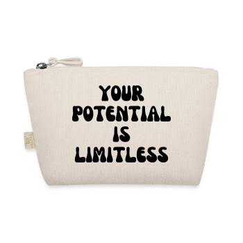 Your potential is limitless - Organic Pouch - nature - Front