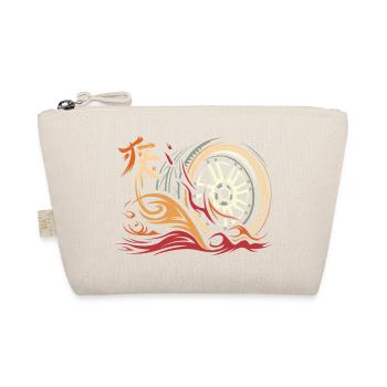 Retro Speed Rim – Dynamic Racing Design - Organic Pouch - nature - Front