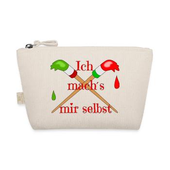 Maler Pinsel - Bio-Täschchen - Natur - Vorne