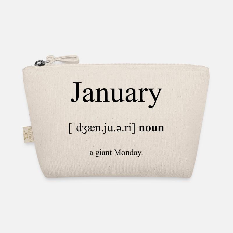 January (Januar) Definition Dictionary Organic Pouch