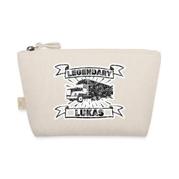 First name Lukas - Organic Pouch - nature - Front