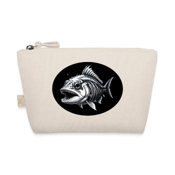 Fish Skeleton - Organic Pouch - nature - Front