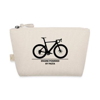 Engine Powered by Pasta – Cycling Shirt - Organic Pouch - nature - Front
