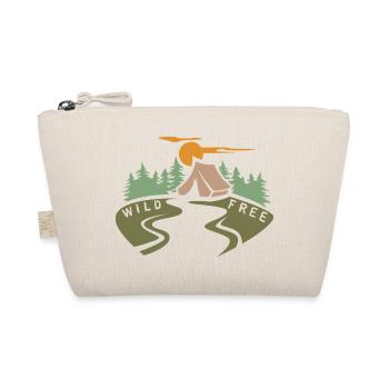 Tent in Forest Landscape - Nature and Outdoor Camp - Organic Pouch - nature - Front