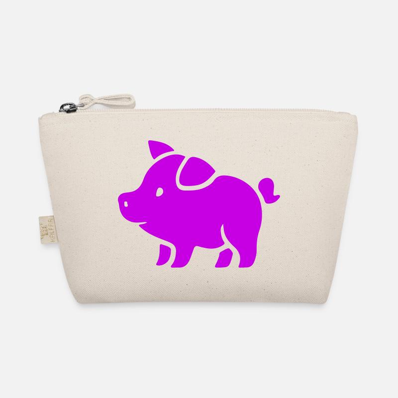 Schweinchen Pink Sau Eber Bio-Täschchen