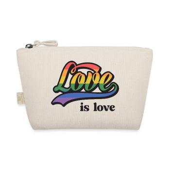 Mois de la fierté LGBT - Love is Love - Trousse biologique - nature - Devant