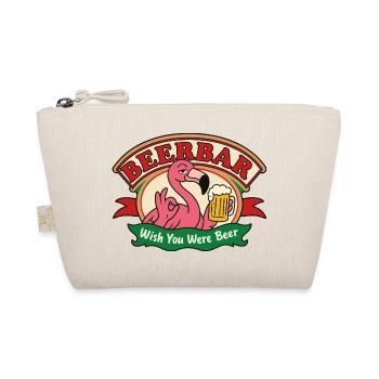 Flamingo on Tap - Organic Pouch - nature - Front