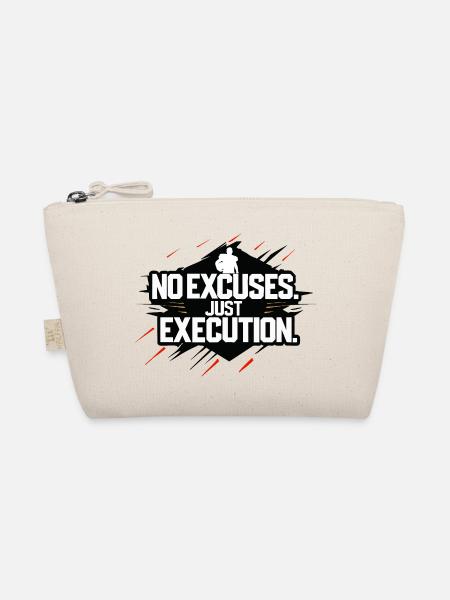 NoExcuses - Organic Pouch - nature - Front