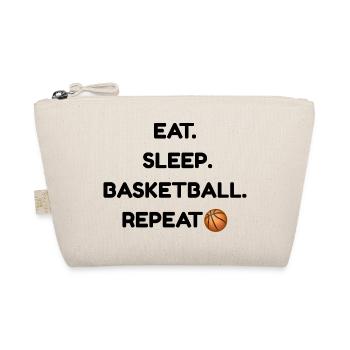 ESSEN-_SLEEP-_BASKETBALL - Bio-Täschchen - Natur - Vorne