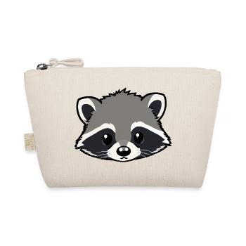 Raccoon - Organic Pouch - nature - Front